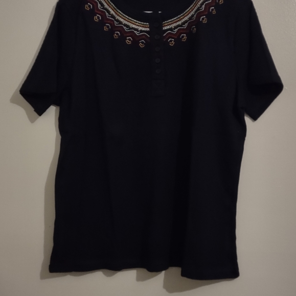 Aztec Embroidered Shirt - Picture 2 of 3